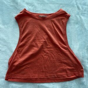Forever 21 Sleeveless Orange Muscle Tee